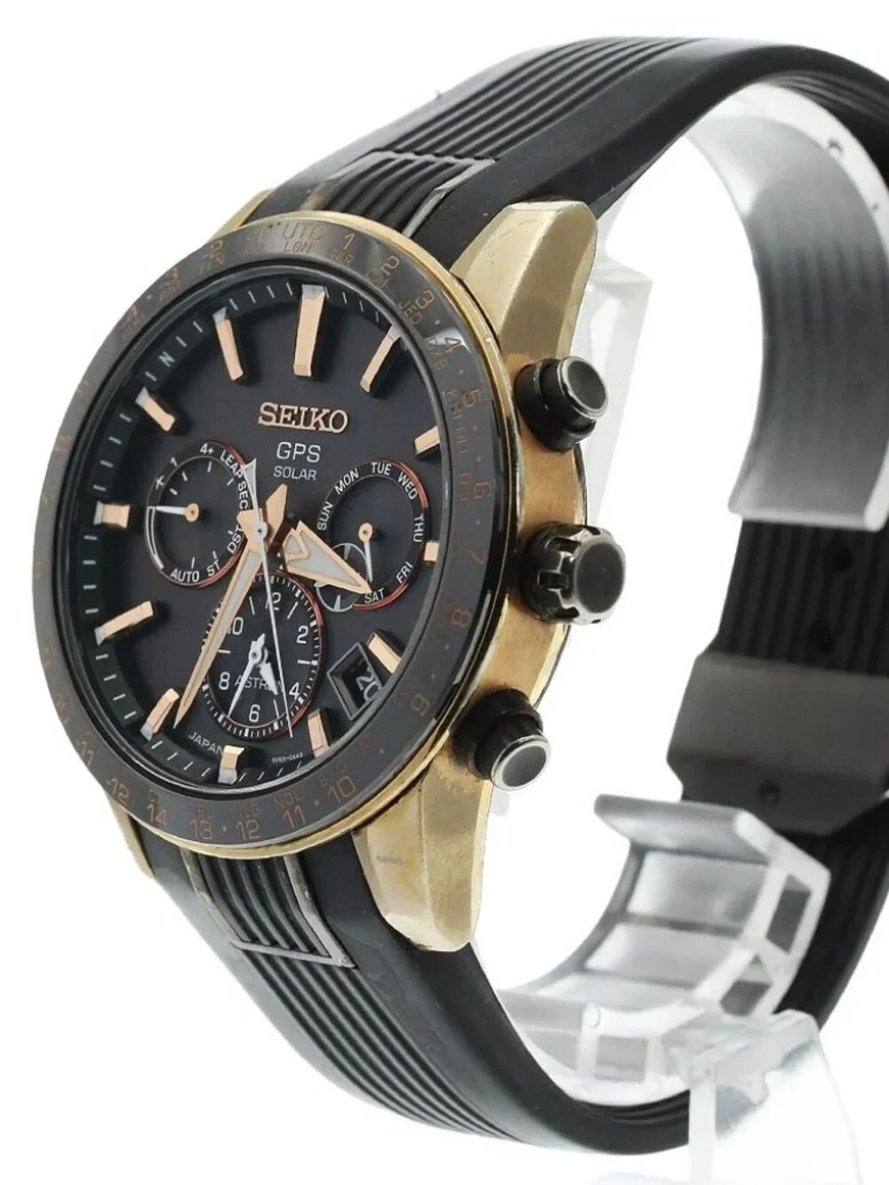 SEIKO Astron SBXC006/5X53-0AB0 GPS Solar Powered Radio Men's Watch_965409
